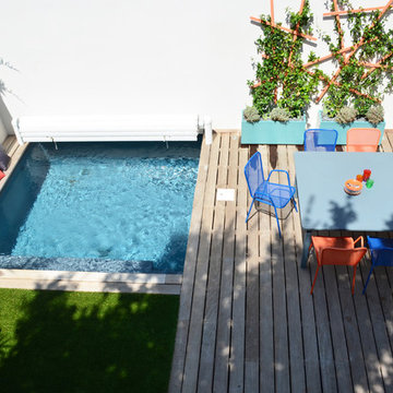 Petite terrasse avec piscine