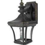 Quoizel - Quoizel DE8958IB Devon 1 Light Outdoor Lantern in Imperial Bronze - Treat the exterior of your home with lighting worthy of the beauty and security your family deserves. This transitional style with clear beveled glass fits into most any neighborhood and with most any architecture style.