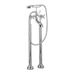 Dornbracht 25943360 Madison Floor-Mounted Tub and Shower Set with Floor Risers - Products