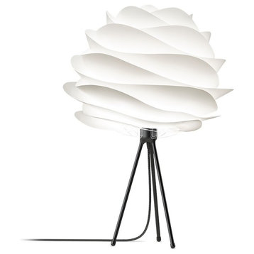Carmina 30" H Table Lamp, Black