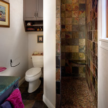 Bathroom rock/slate