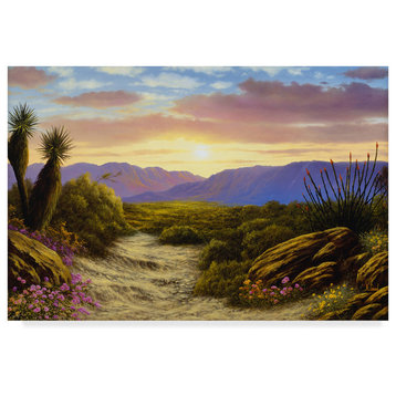 "Desert Scene" by Anthony Casay, Canvas Art, 16"x24"