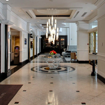 Tanzania Fused Glass Foyer Chandelier | Custom Lighting