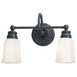 Norwell Lighting - Emily 2 Light Sconce, Chrome - See Image 2 For Metal Finish