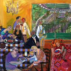 Joyce Garner "Glenview" 6 x 10' mural commission for Kroger/LVA - Paintings