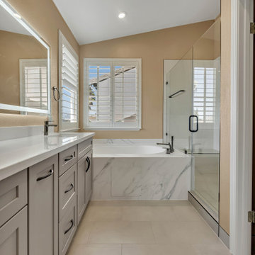 Luxury Hotel–Style Full Bathroom Remodel - OT Bay Builders San Jose
