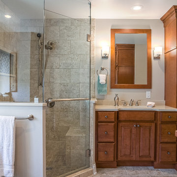 Spacious Stylish Master Bathroom