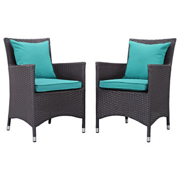 Convene Outdoor Sectional Series - Flexible and Durable Patio Arm Chair Set with