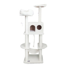 50 Most Por Cat Furniture For 2019 Houzz Majestic Pet Products Bungalow Sherpa Cat Tree 76 Furniture