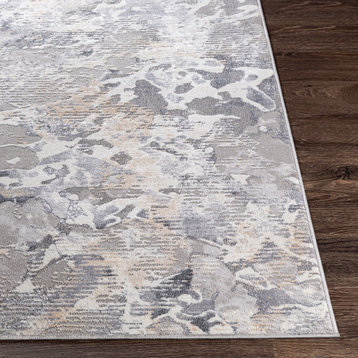 Perception PCP-2303 Rug, Taupe and Light Gray, 5'2"x7'