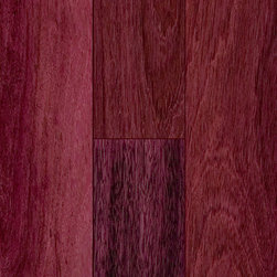 BELLAWOOD 3/4" x 3-1/4" Purple Heart Prefinished Solid Hardwood Flooring - Hardwood Flooring