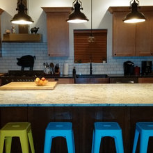 New Kitchen in Barn House we Designed and Built