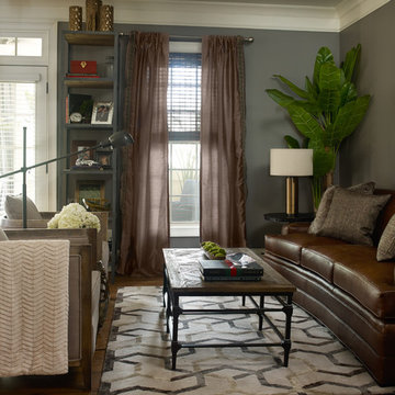 Interior Design: Atlanta GA Masculine Townhome
