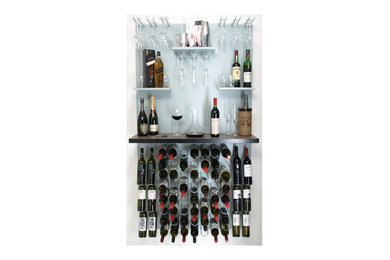 Inspiration for a modern wine cellar remodel in Melbourne