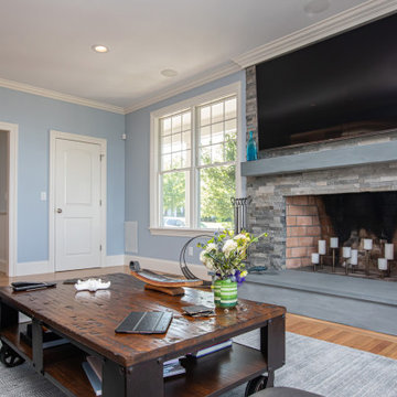 Relax in Style Living Room Design in Hingham