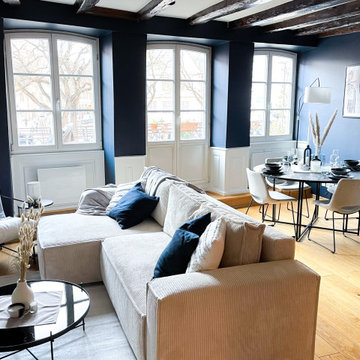 Projet Corbeau - Ameublement et décoration d'un appartement strasbourgeois