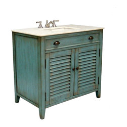 Distressed Bathroom Vanities - Bathroom Vanities And Sink Consoles