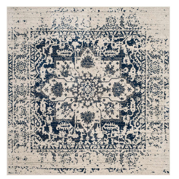 Madison Mad603D Rug, Cream/Navy, 9'0