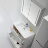 35.5" Avesta White Modern Single Bath Vanity Double Bundle
