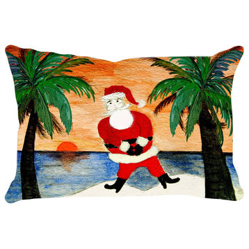 Holiday Pillow Sham, 30"x20", Santa Island