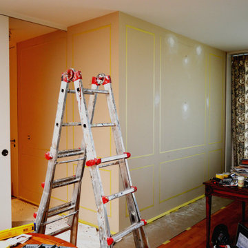 Trompe l'oeil, private residence, Geneva