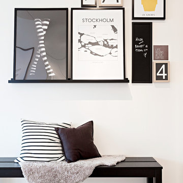 Inredning av visningslägenhet JM Blåbärsskogen i Stockholm