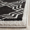 Safavieh Amherst Collection AMT413 Rug, Anthracite/Ivory, 2'6"x4'