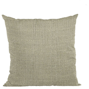 Travertine Wall Textured Solid, With Open Weave. Luxury Throw Pillow, 24"x24"