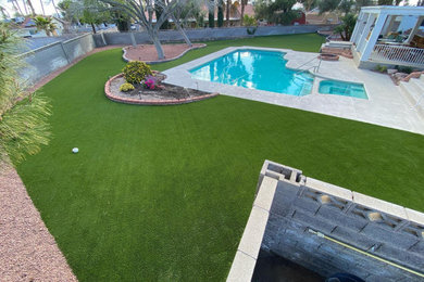 This is an example of a landscaping in Las Vegas.