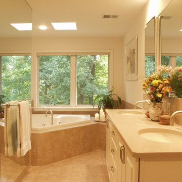 Mirrored Master Bathroom