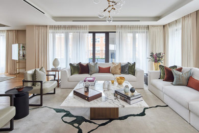 This is an example of a contemporary living room in London.