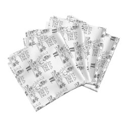 Le Chef- The Pastry Chef- Napkins Set of 4 - Napkins