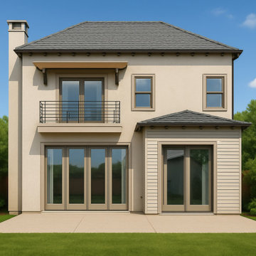 Rear Elevation Rendering