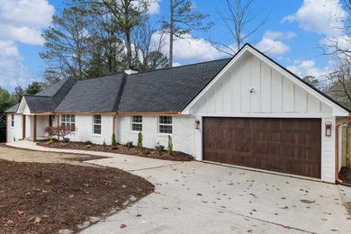 Example of a transitional garage design in Atlanta