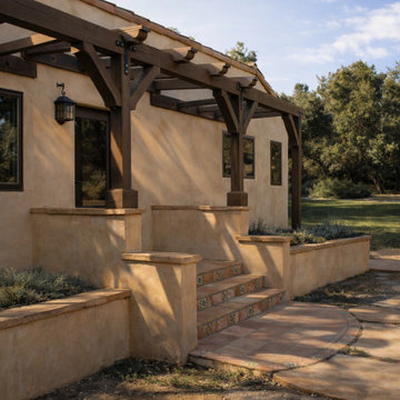 Timber Arbor Entry Terrace