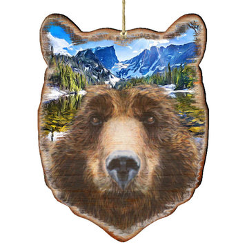 Bear Face Ornament