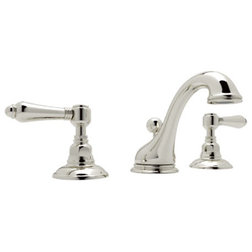 Traditional Bathroom Sink Faucets Country Bathroom Faucet Widespread Bathroom Faucet in Polished Nickel