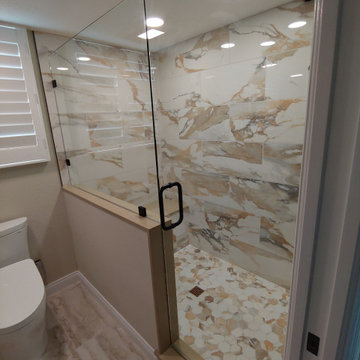A Posh Resort Style Master Bathroom