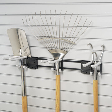Yard Tool Storage for Custom Slat Wall