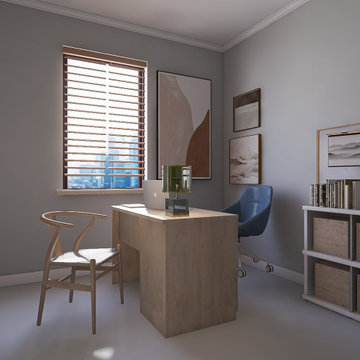 Virtual interior Decor:  Westie SC Home office
