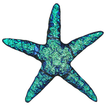 Metallic Starfish Fusion Series Ceramic Swimming Pool Mosaic 5", Caribbean