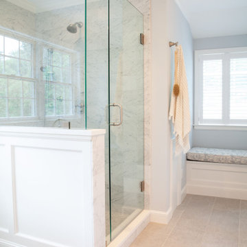 Stunning Traditional Master Bathroom in Simsbury