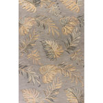KAS - KAS Havana 2639 Gray Palms Area Rug, 5'x8' - Lush, tropical designs bring you into another world with our Havana Collection. 100% multi textured wool is hand tufted with hard-twist accents, bringing exceptional texture and dimension to each piece. Rich, nature-inspired colors will bring tropical warmth into your home.