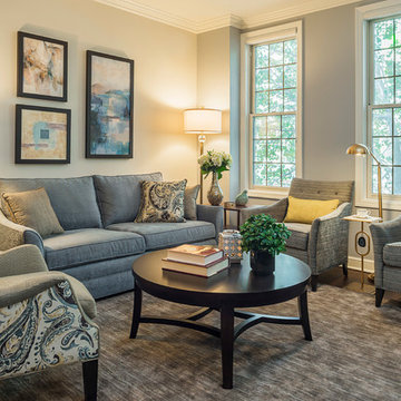 Grey, Blue and Gold