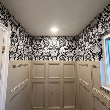 Wallpaper installation Basement in Loomis