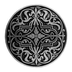 Inviting Home Inc. - Renaissance Knob, Brilliant Pewter - Cabinet And Drawer Knobs