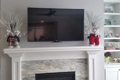 Mantle TV Mount - Picture Off