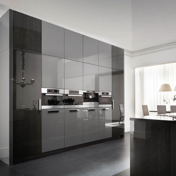 Luxury Dark Black Modern Kitchen By Darash Collection