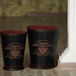 Luxury leather oblique baskets - Baskets
