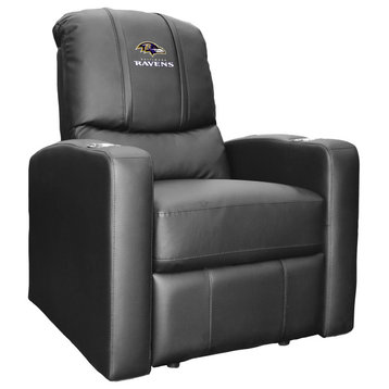 Baltimore Ravens Secondary Man Cave Home Theater Recliner